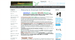 Desktop Screenshot of agxgolf.com