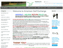 Tablet Screenshot of agxgolf.com